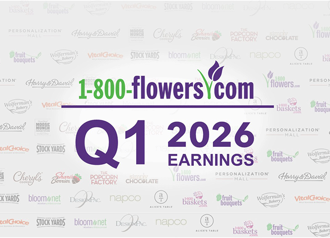 1-800-FLOWERS.COM, Inc. Reports Fiscal 2026 First Quarter Results