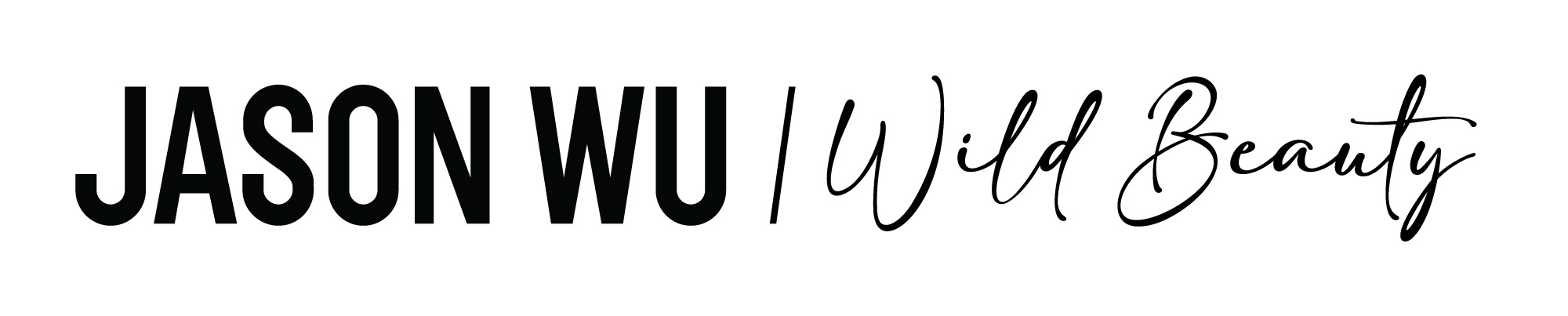 The logo for the Jason Wu for Wild Beauty collaboration