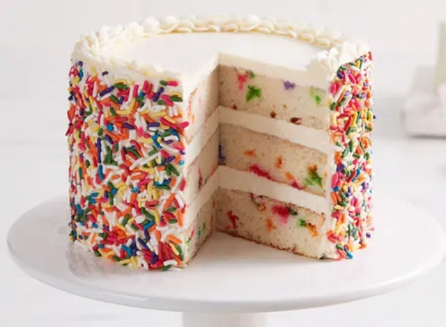 Rainbow Sprinkle Celebration Cake™