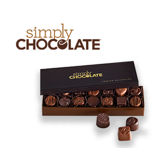 A box of chocolates from Simply Chocolate